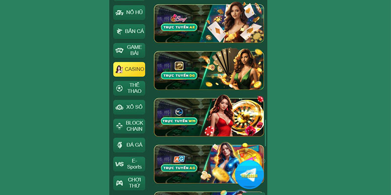 Thông tin một số nhà phát hàng đang liên kết với Casino HB88